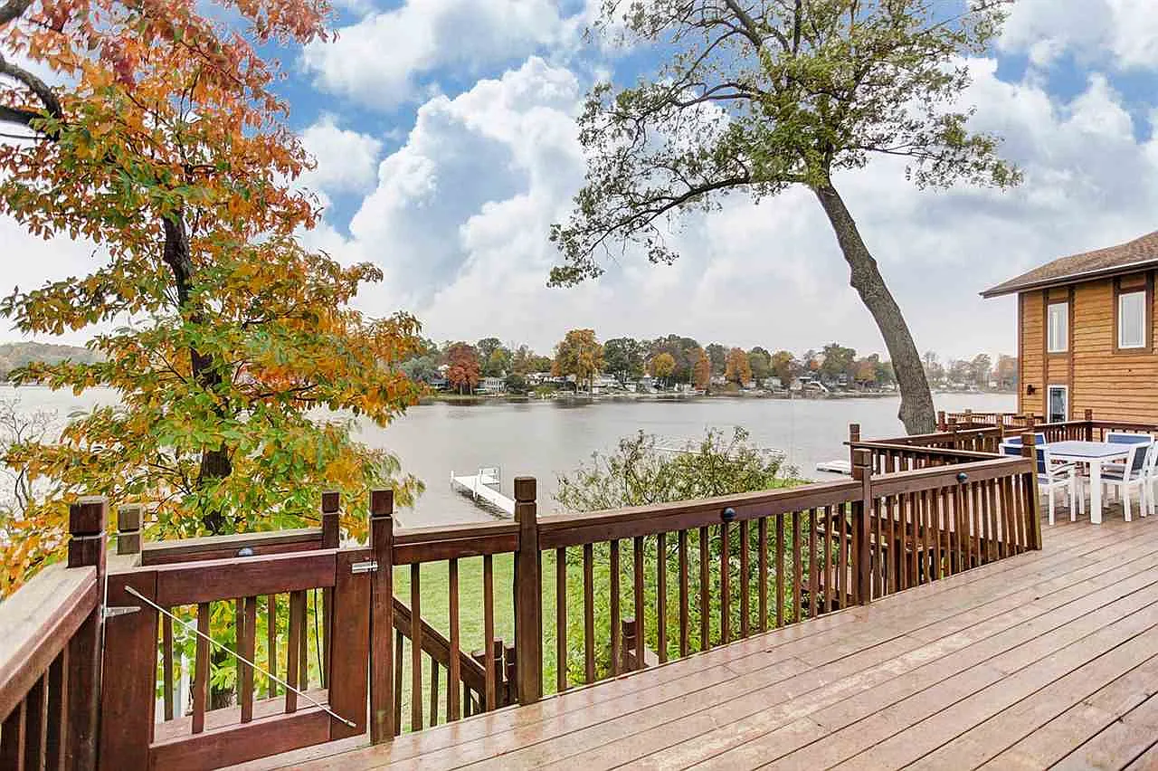 Deck overlooking Big Long Lake
